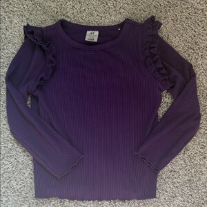 Play by Little Sleepies Ribbed Purple Toddler Tee - 4T